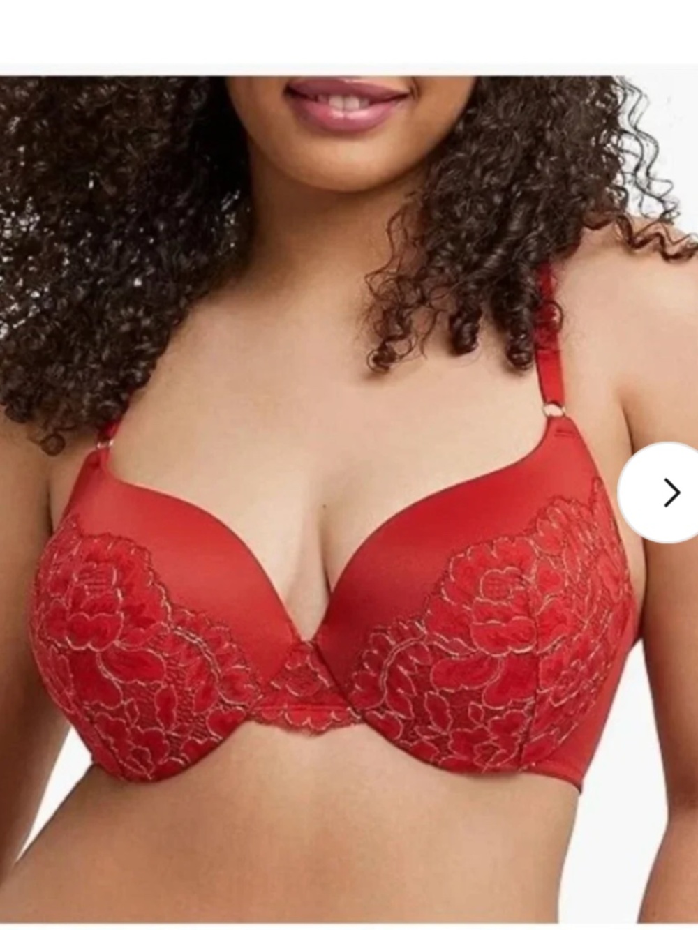 Maidenform® Love the Lift® Push up ,Underwire Bra DM9900 Color Red Rose Gold 40C